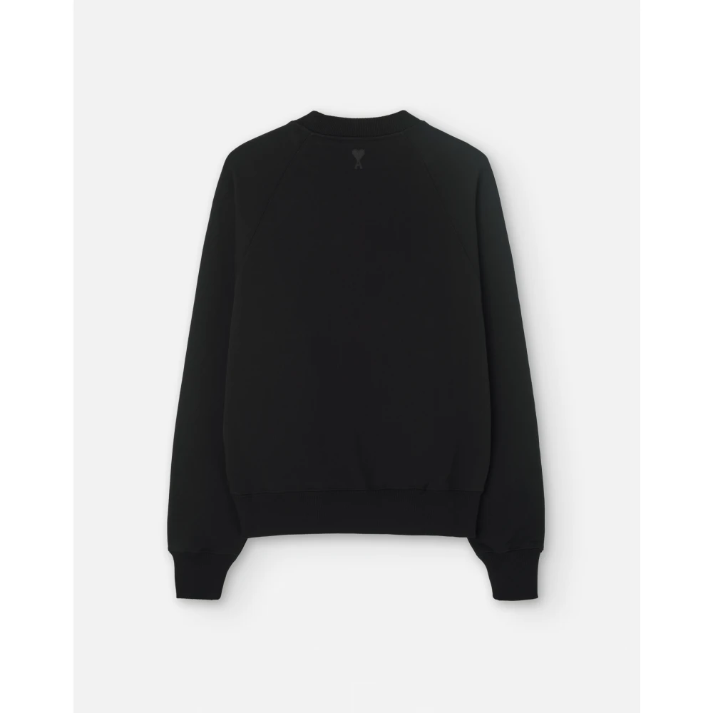 Ami Paris Zwarte Sweaters van Alexandre Mattiussi Black Heren