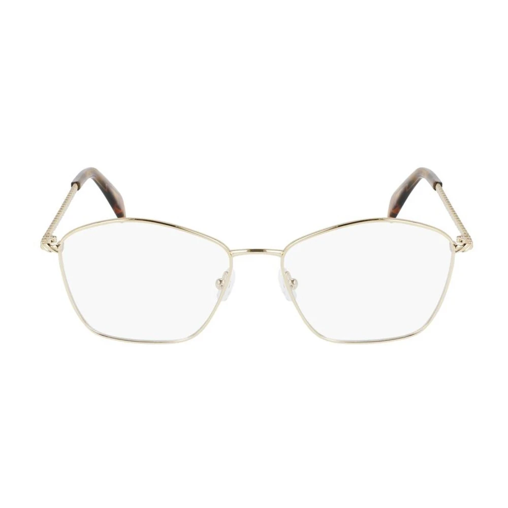 Lanvin Gele Metalen Frames Bril Vrouwen Yellow Dames