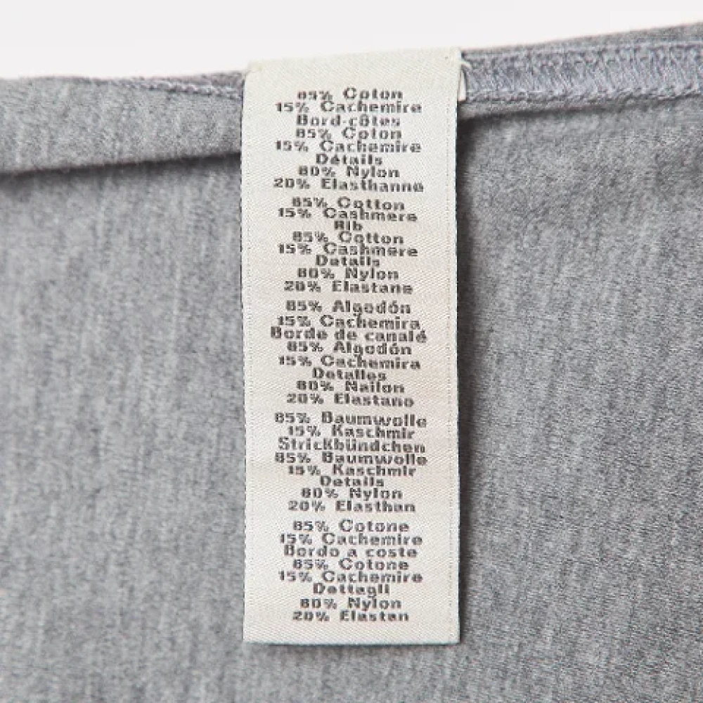 Hermès Vintage Pre-owned Cotton tops Gray Heren