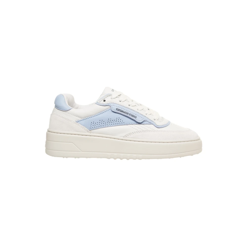 Copenhagen Shoes Vita Sneakers med Unik Toppstygn White, Dam