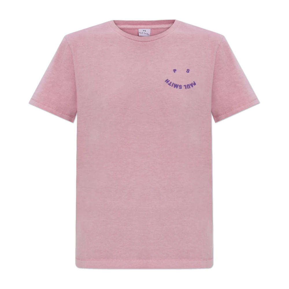 PS By Paul Smith T-shirt met logo Pink Dames