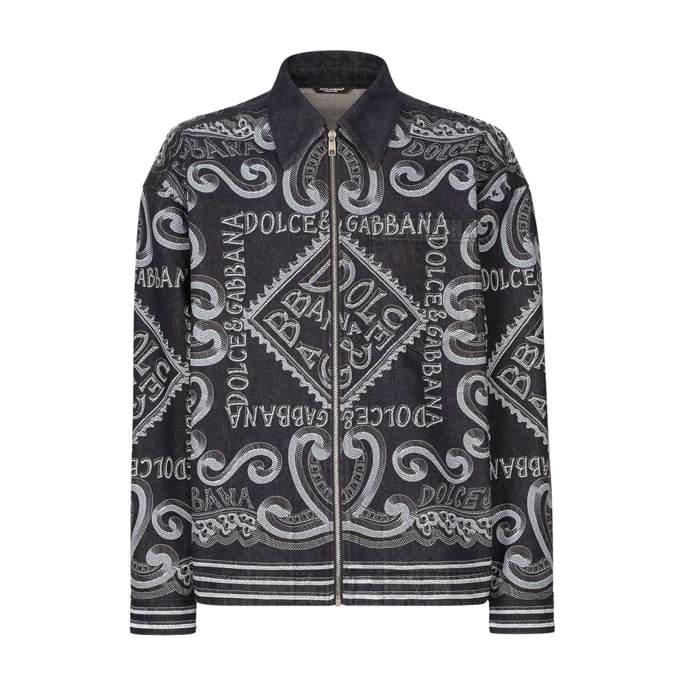 Dolce & Gabbana Stijlvolle Jas G9Aumdg8Km5S9001 Gray Heren