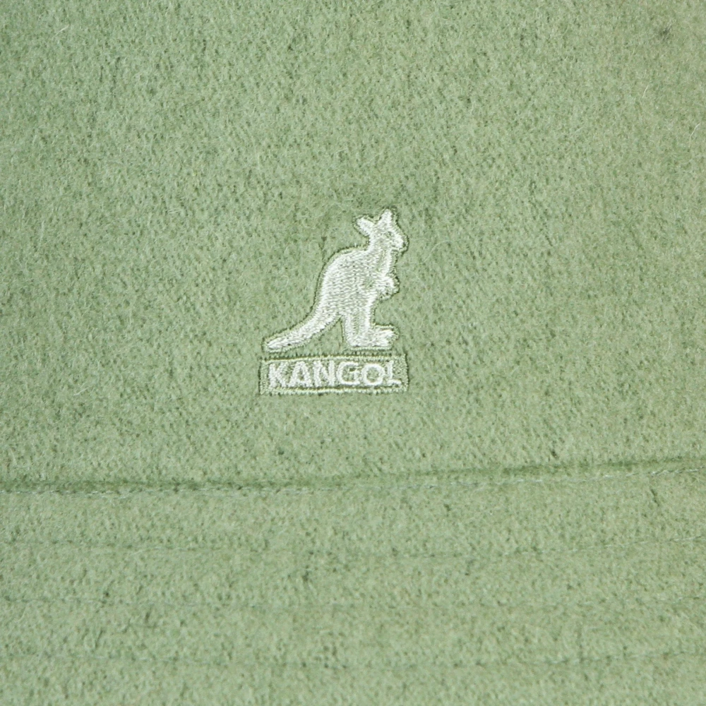Kangol Wollen Vissershoed Olijfgroen Green Heren