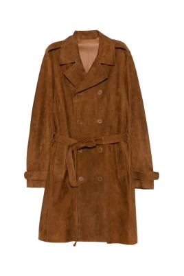 Belted Double-Breasted Coat