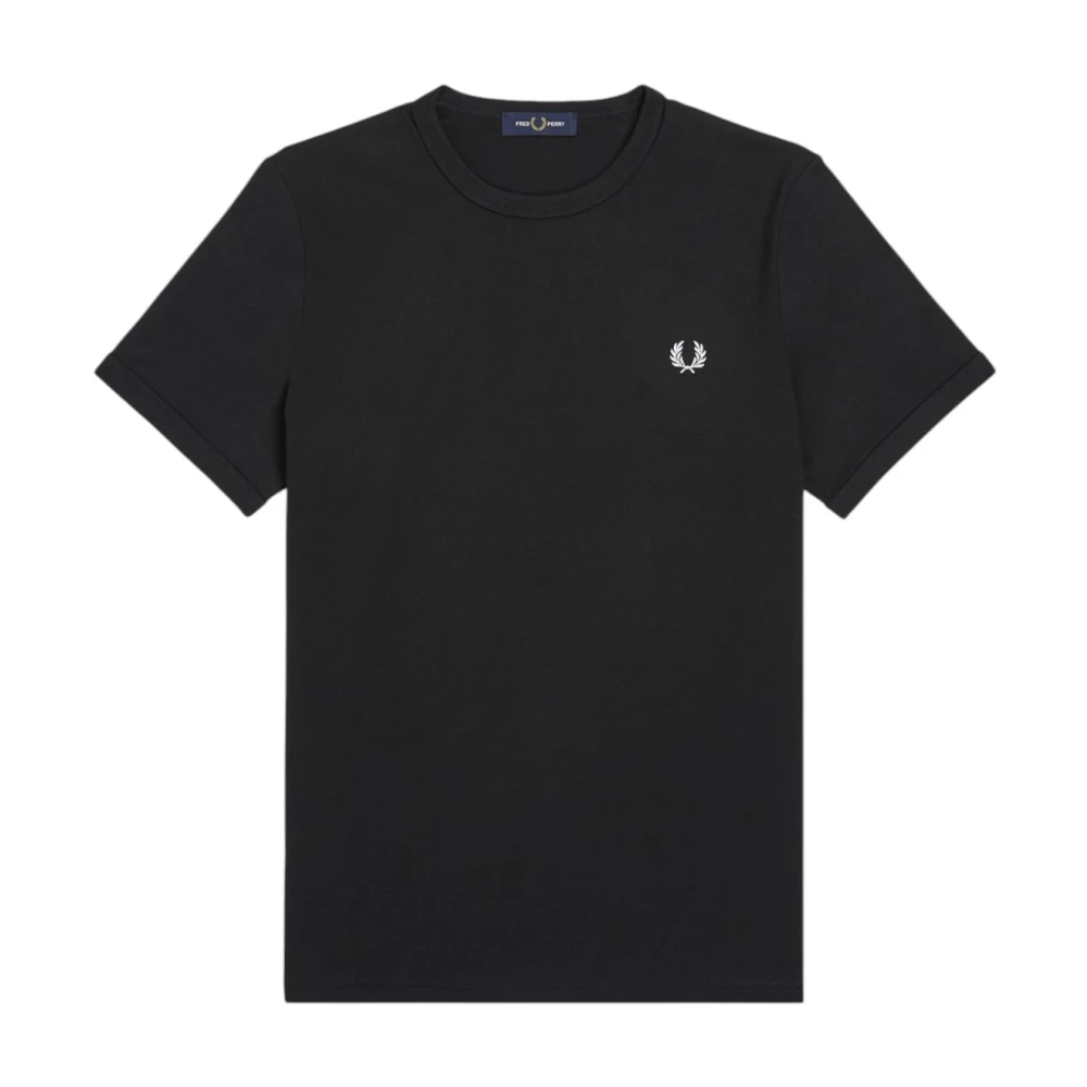 Fred Perry - Ringer Black - T-Shirt - Schwarz - L - 100% Baumwolle - Bild 11