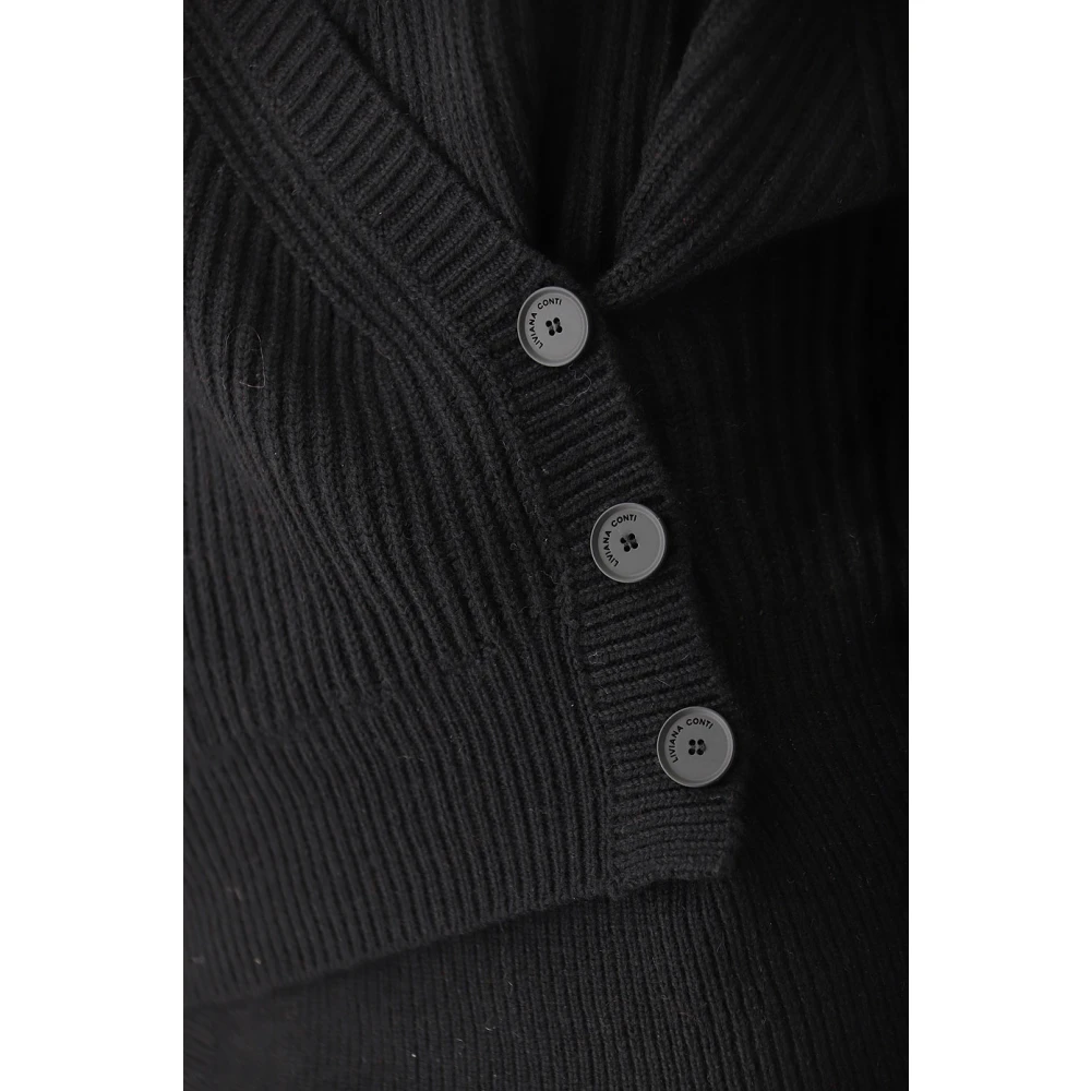Liviana Conti Stijlvolle Sweaters Black Dames