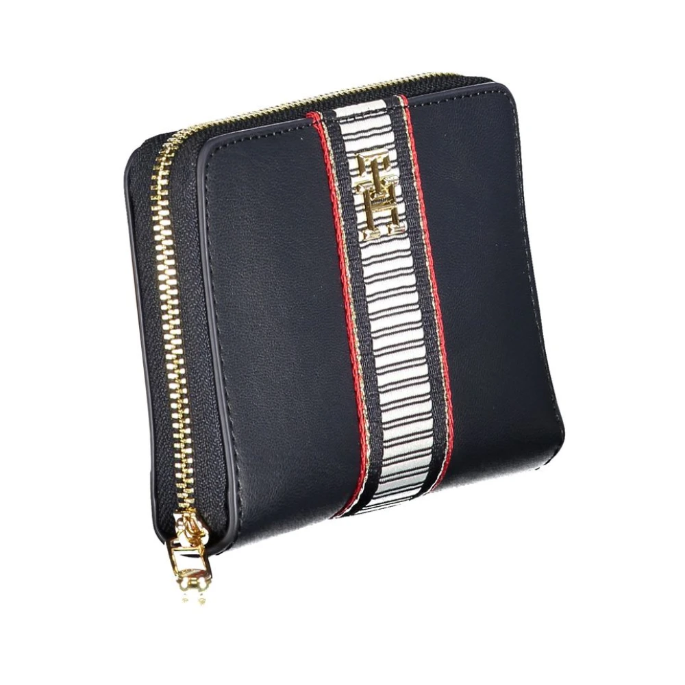 Tommy Hilfiger Blauwe Portemonnee met Rits en Logo Blue Dames