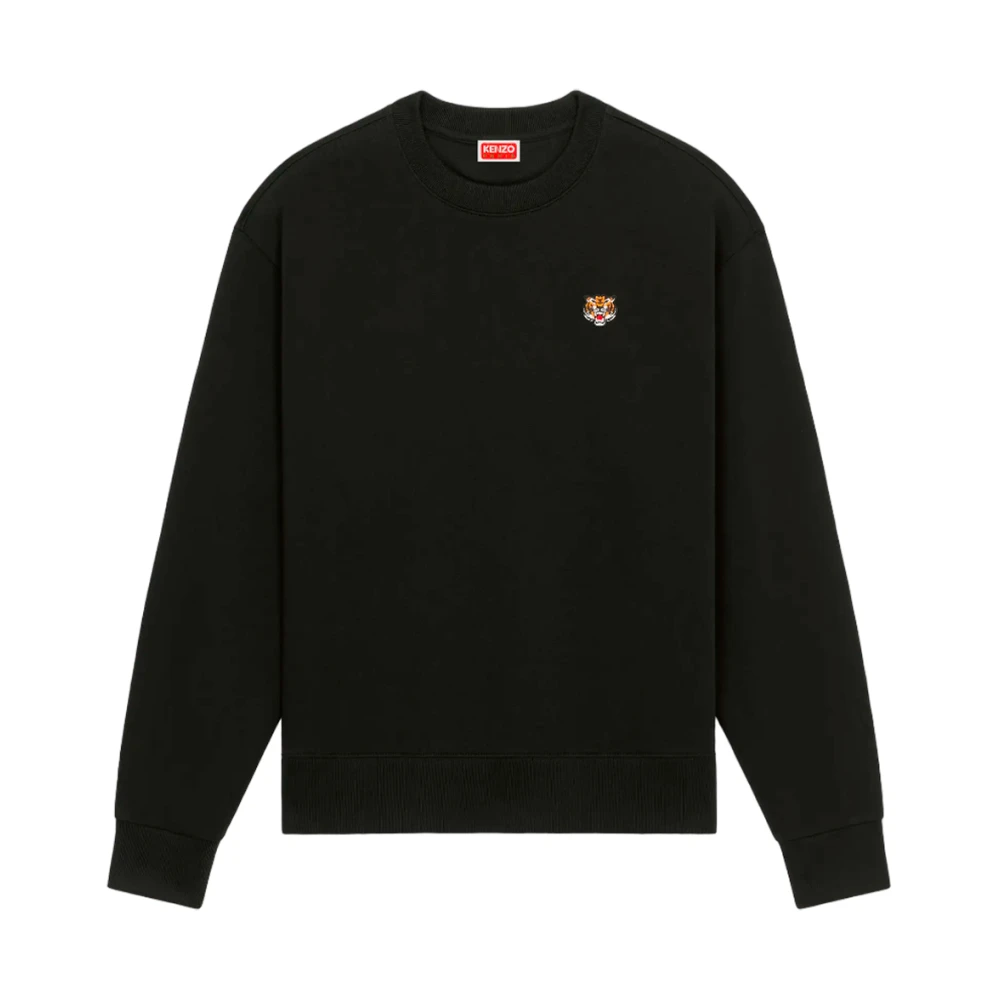 Kenzo Geborduurde Klassieke Sweater Black Heren