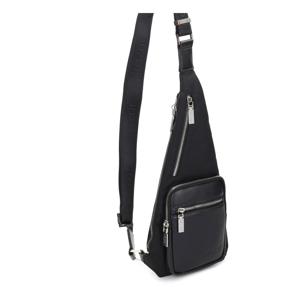 Kazar Zwarte tas voor mannen Black Heren