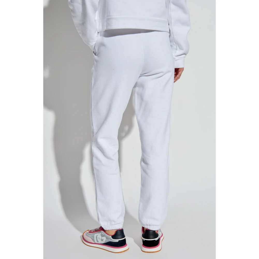 Dolce & Gabbana Sweatpants met logo White Dames
