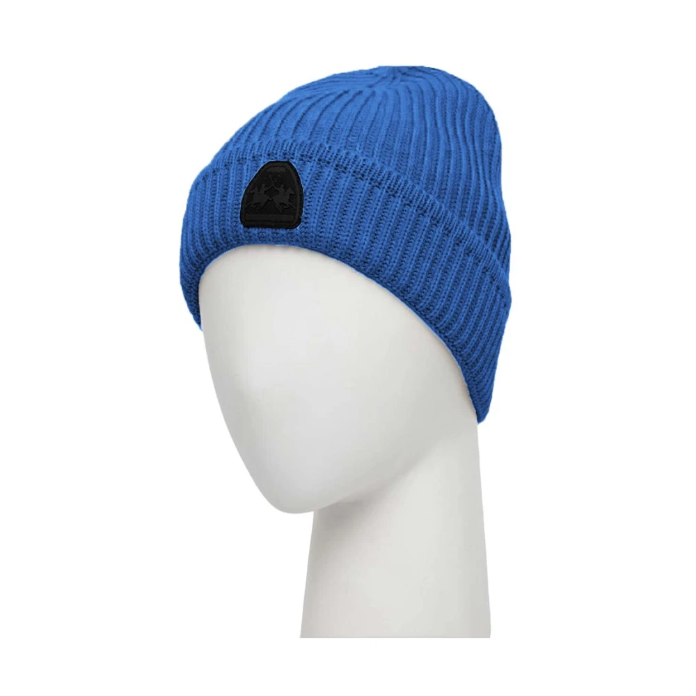 LA MARTINA Blauwe Polyester Hoed Muts Blue Heren