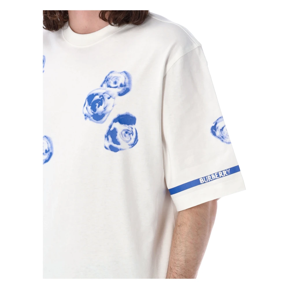 Burberry Grafisch T-shirt voor Mannen Beige Heren