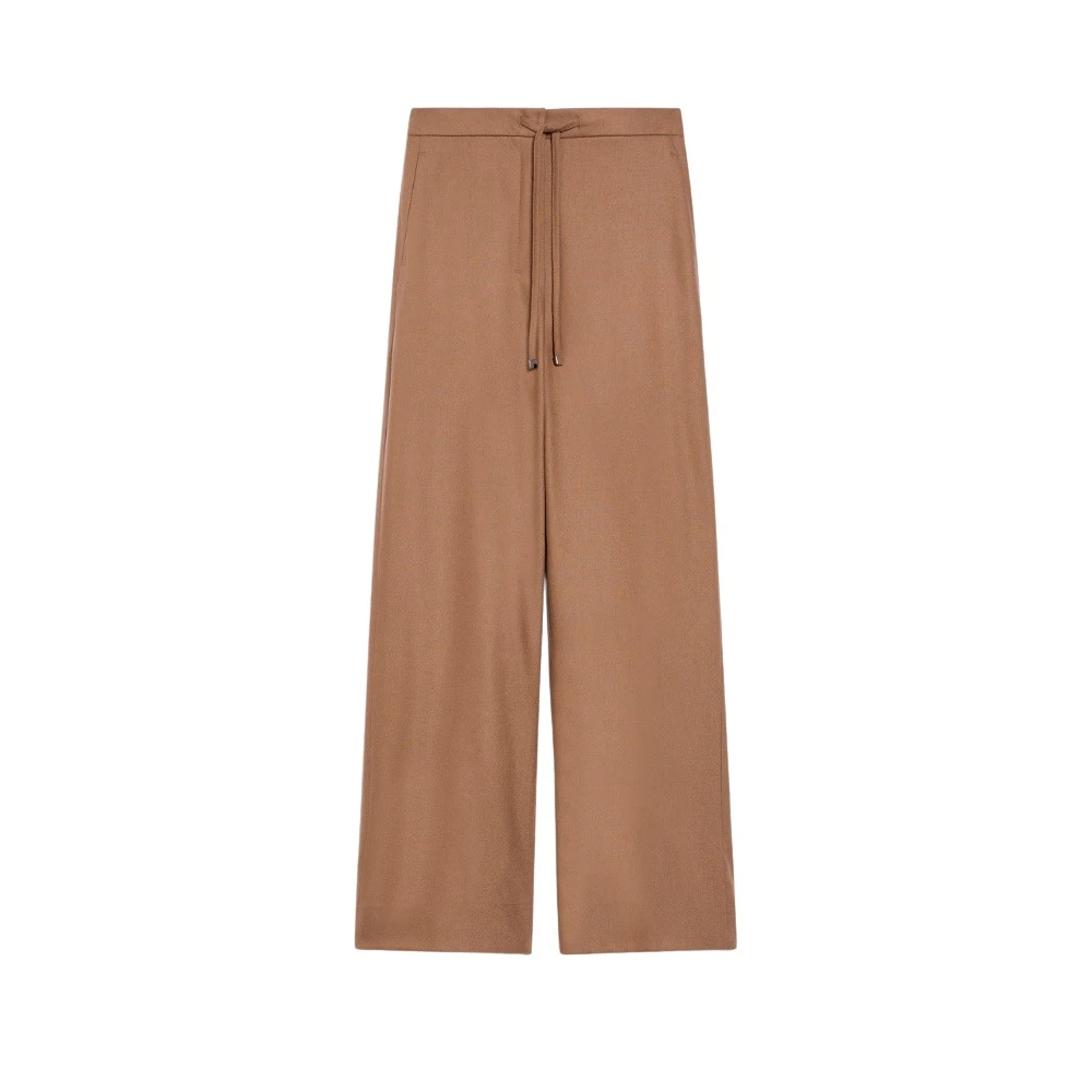 Max Mara Zachte Lijn Joggingbroek Kameel Brown Dames