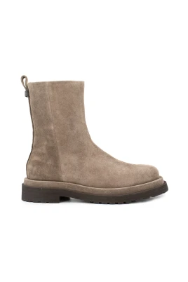 Läder ankelboots för stil och komfort