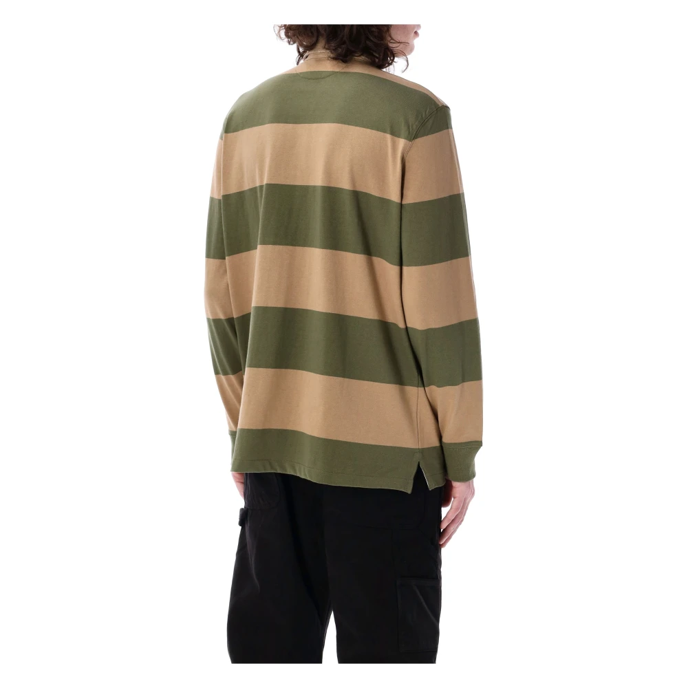 Ralph Lauren Klassiek Khaki-Kraag Rugbyshirt met NorHeren Pasvorm Green Heren