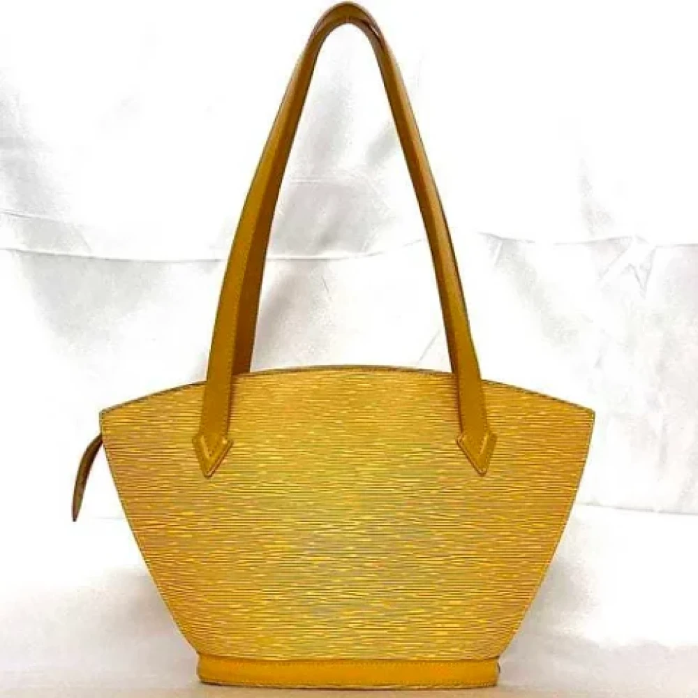 Louis Vuitton Vintage Pre-owned Leather shoulder-bags Yellow Dames