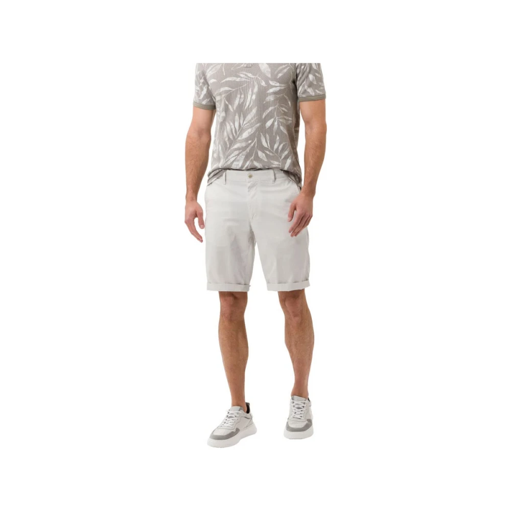 BRAX Kokos Bozen Shorts White Heren