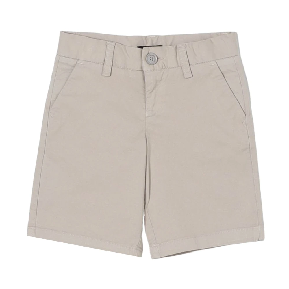 Emporio Armani Boys Beige Shorts, 16 Y, Bermuda Chino