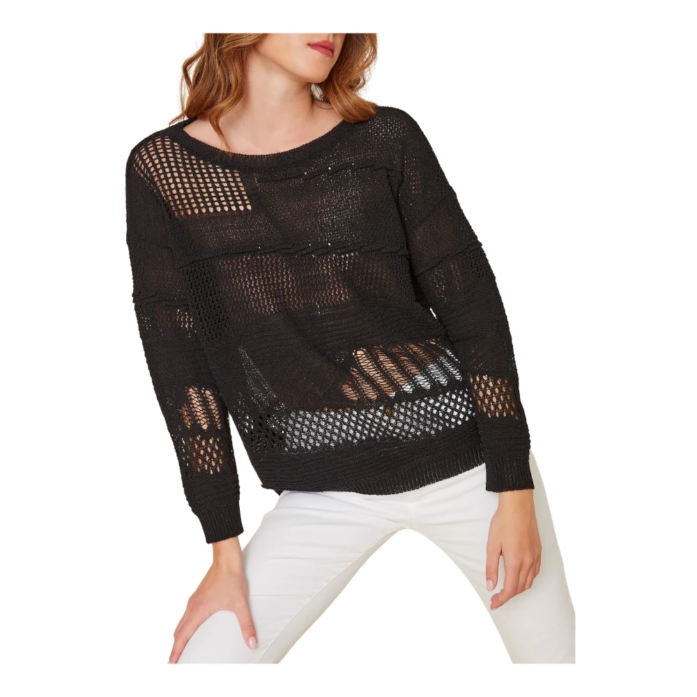 Knitwear > Round-neck Knitwear - - Manila Grace - Modalova