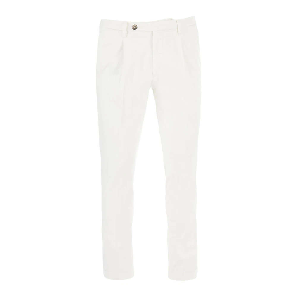Michael Coal Stijlvolle Herenbroeken White Heren