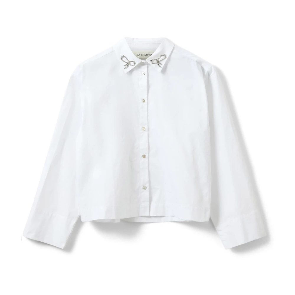 Sofie Schnoor White Shirts, Female, Xl, Cotton Shirt Ellidasw 0132