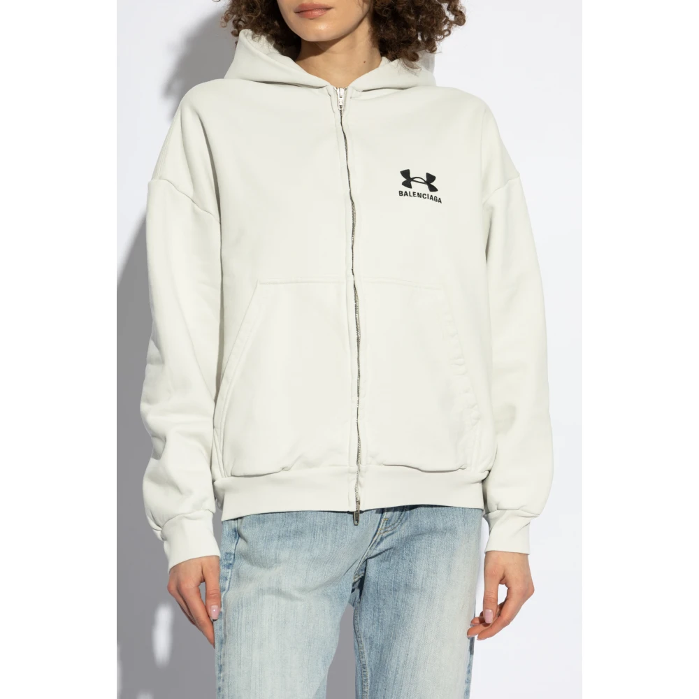 Balenciaga Sweatshirt met Logo Gray Dames