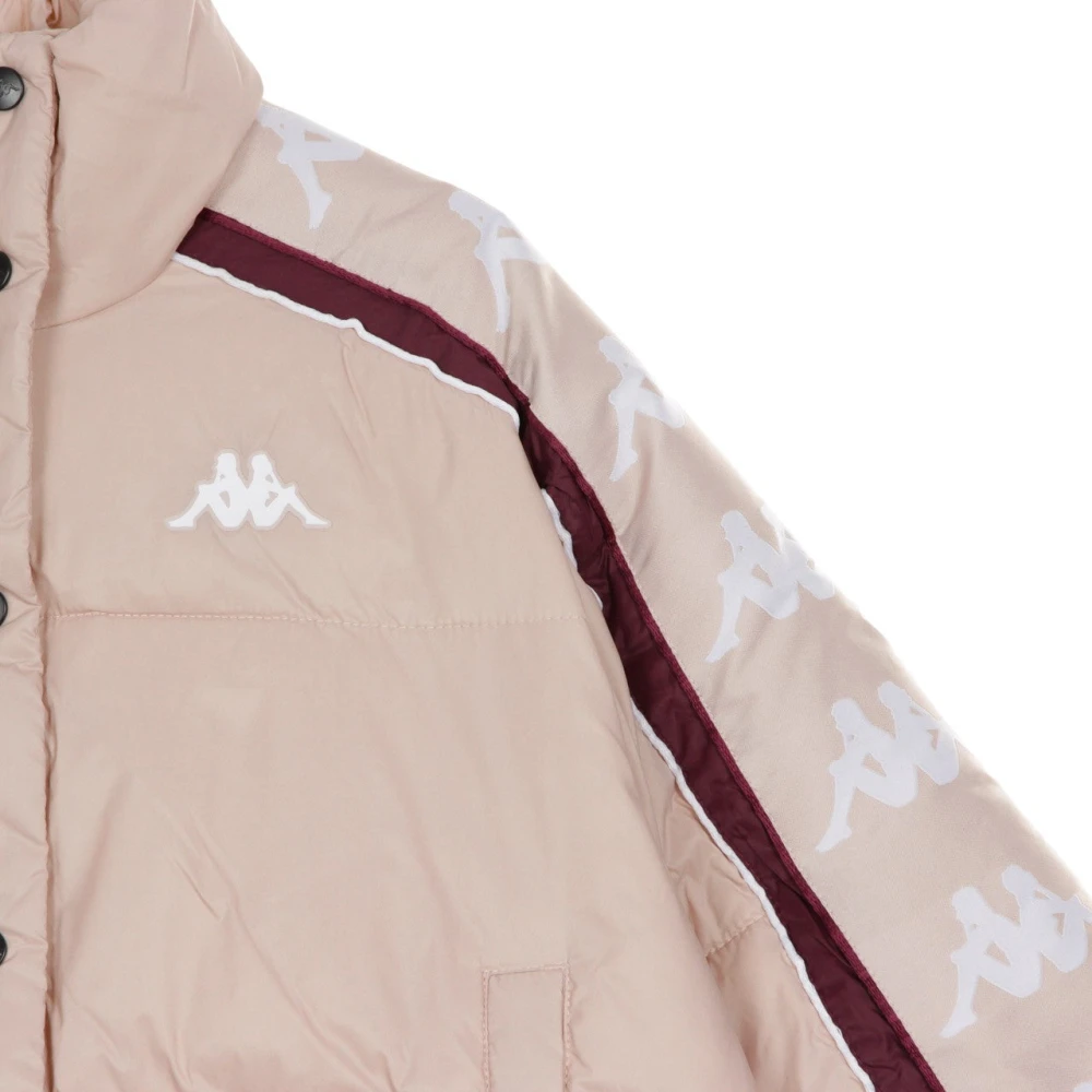 Kappa Roze Violet Wit Kort Jack Vrouwen Beige Dames
