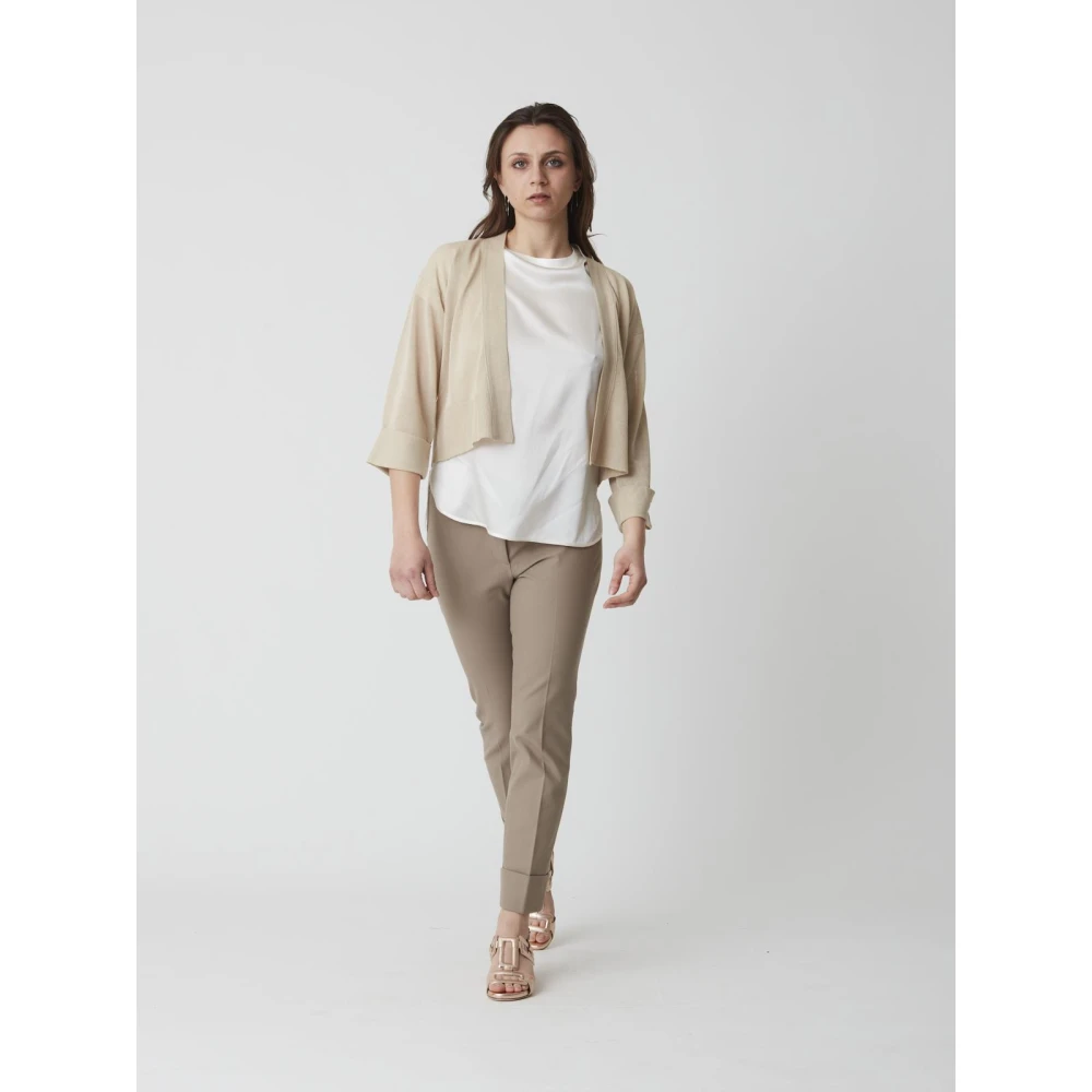 Alpha Studio Dames Vest Beige Dames