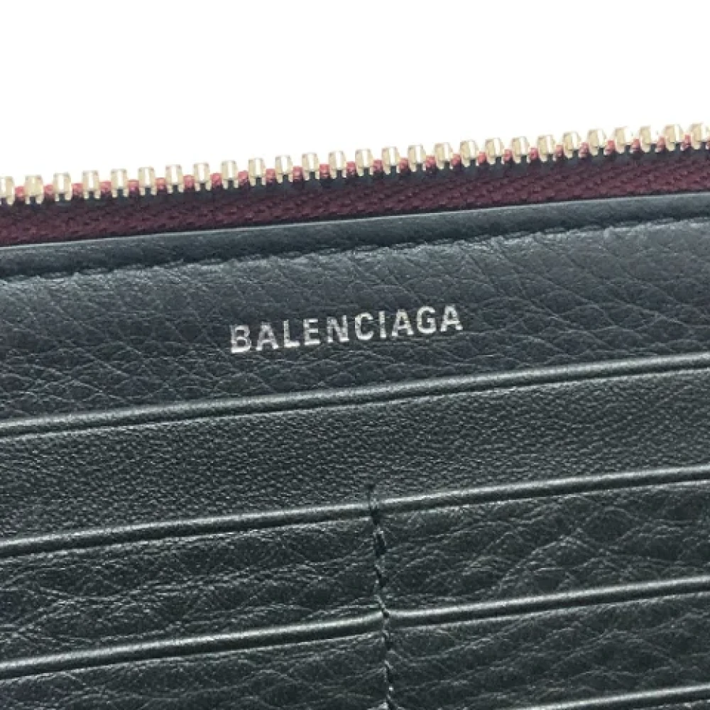 Balenciaga Vintage Pre-owned Leather wallets Red Dames