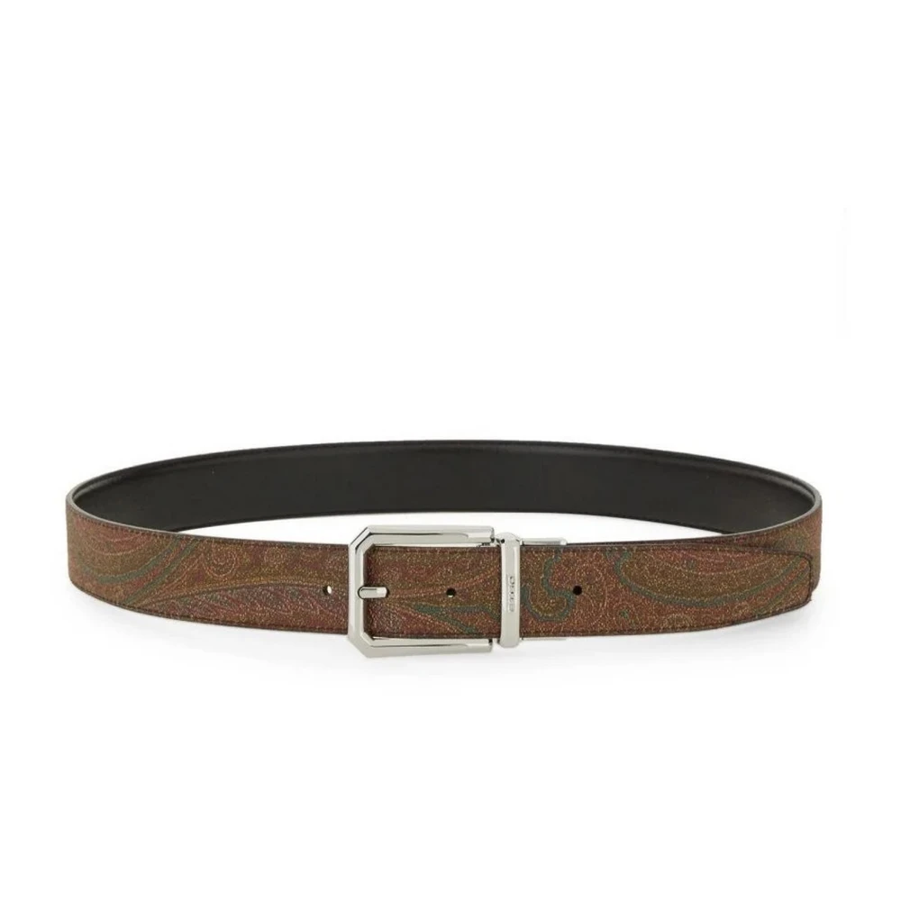Etro Women's Multicolor Reversible Paisley Belt - Belts - 110 Cm - Accessories