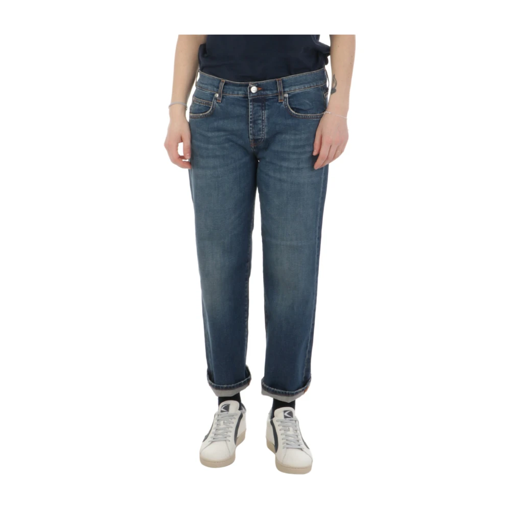 Roy Roger's Women's Blue Loose Fit Jeans, W25, Boyfriend Denim Jeans