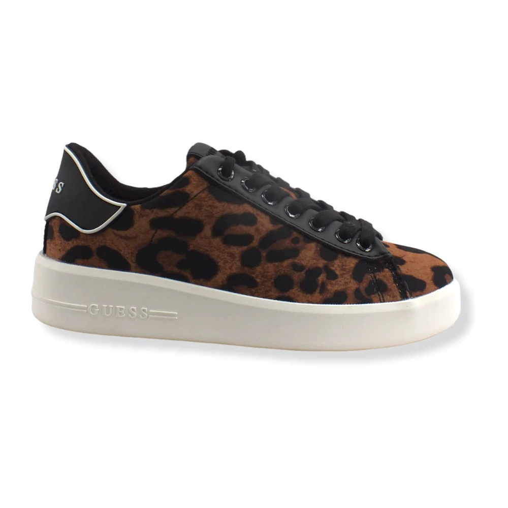 Guess Rockies Animalier Sneakers Dames Schoenen Veelkleurig Multicolor