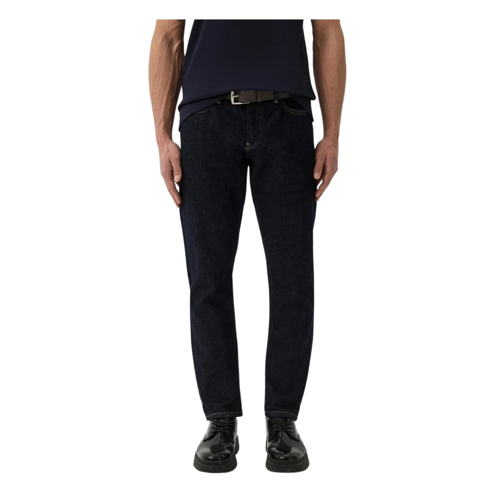 Calvin Klein Moderne Slim Fit Donkerblauwe Jeans Blue Heren