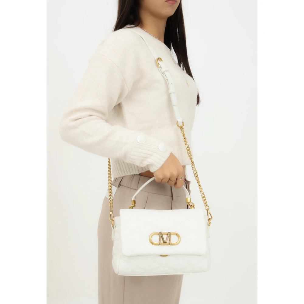 Marc Ellis Witte Schoudertas met Elegant Design White Dames