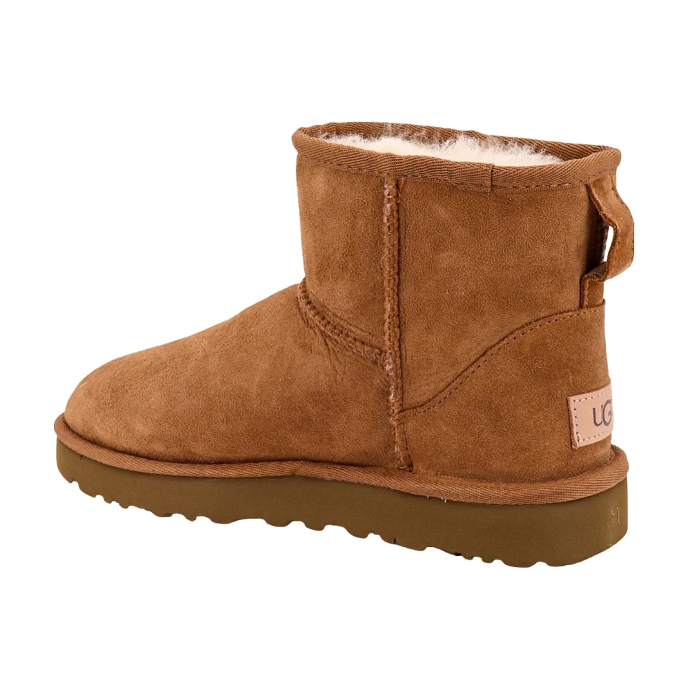 Ugg Prachtige Beige Suède Enkellaarzen voor Dames Beige Dames