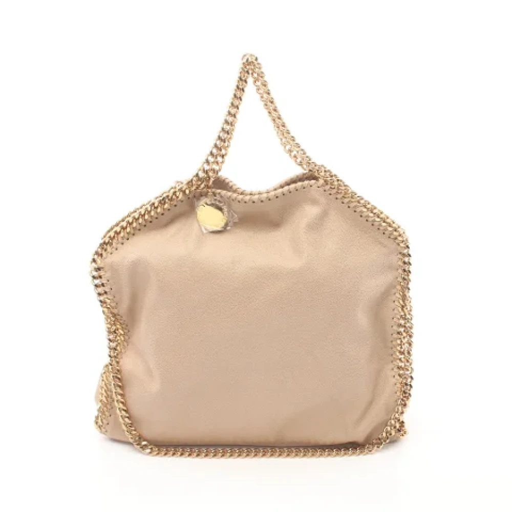 Stella McCartney Pre-owned Leather shoulder-bags Beige Dames