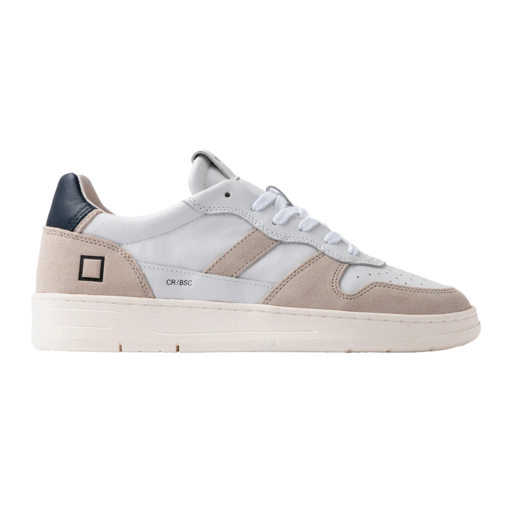 D.a.t.e. Verhoogde Leren en Katoenen Sneakers Heren Schoenen Veelkleurig Multicolor