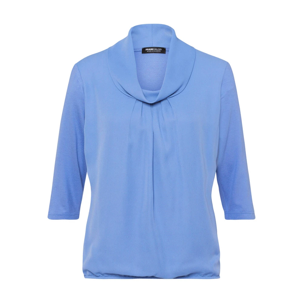 Frank Walder Lange mouw blouse NOSBlusenshirts Blue Dames