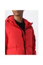 rode-nylon-donsjas-met-capuchon