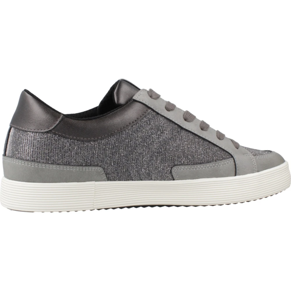 Geox Casual Sneakers voor Dagelijks Gebruik Dames Schoenen Grijs