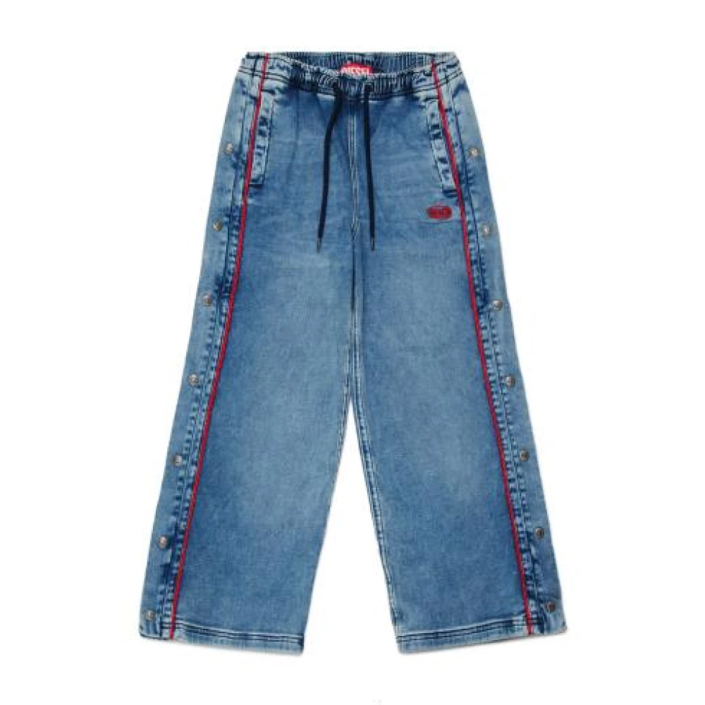 Diesel Girls Blue Button-Front Jeans - Jeans - 10 Y - Kids