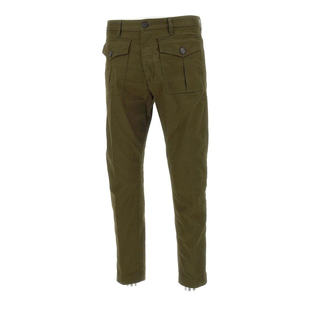 Dsquared2 Groene Ranger Chino Pant Broek Green Heren