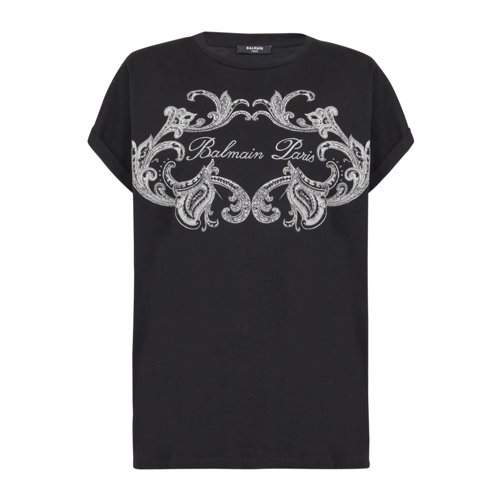 Balmain T-shirt Black Dames