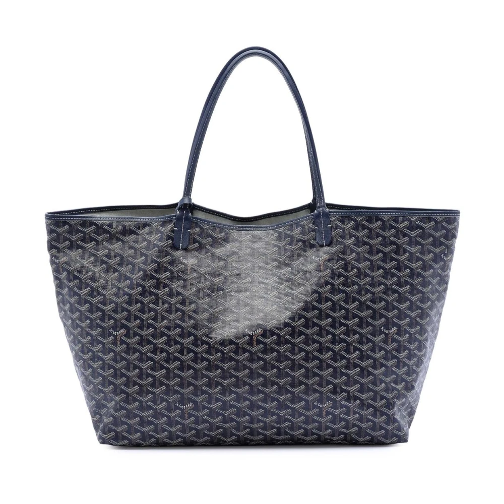 Goyard Vintage Women's Blue Pre-Owned Printed Coated Canvas Tote