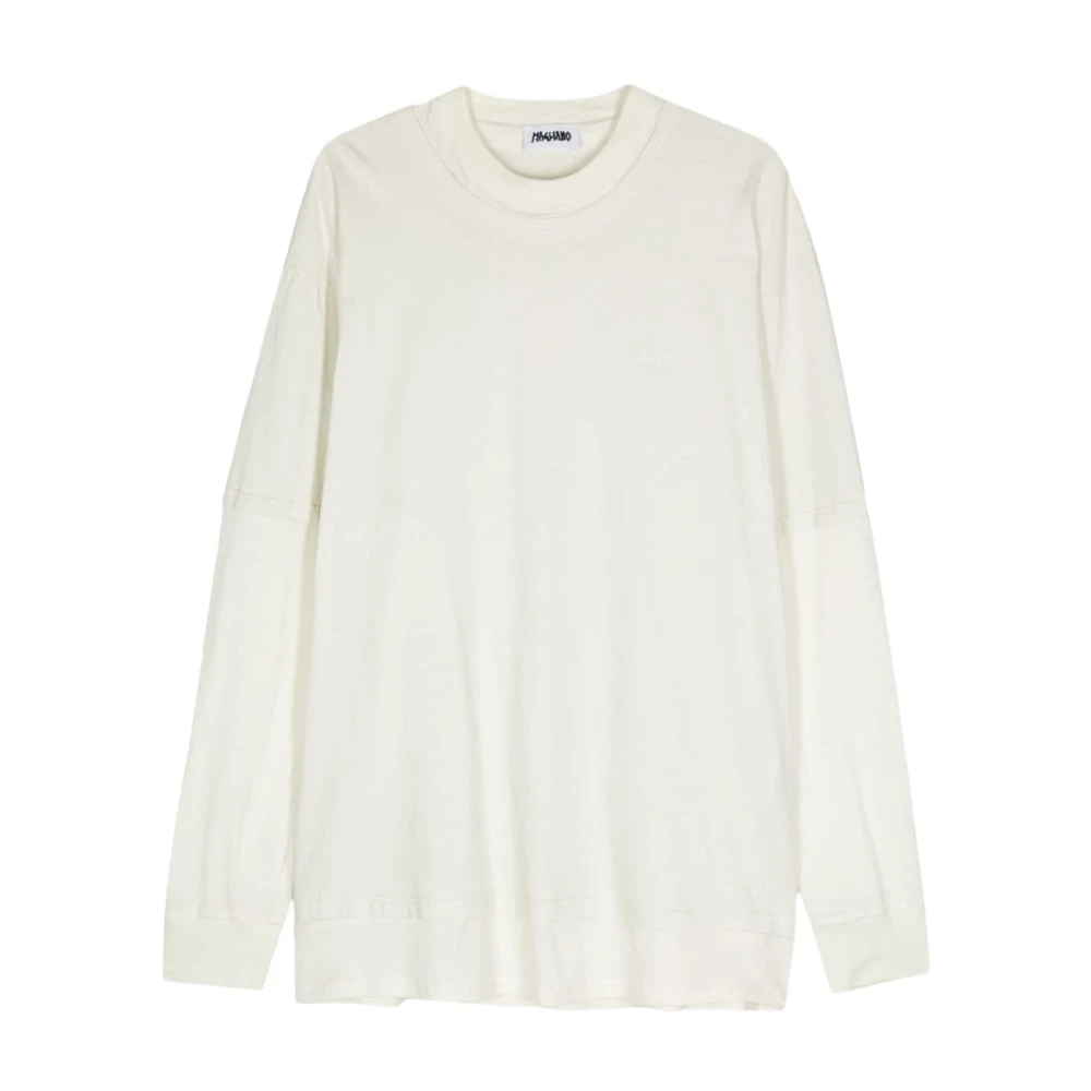 Magliano Off-White Katoenen Trui Ronde Hals Beige Heren
