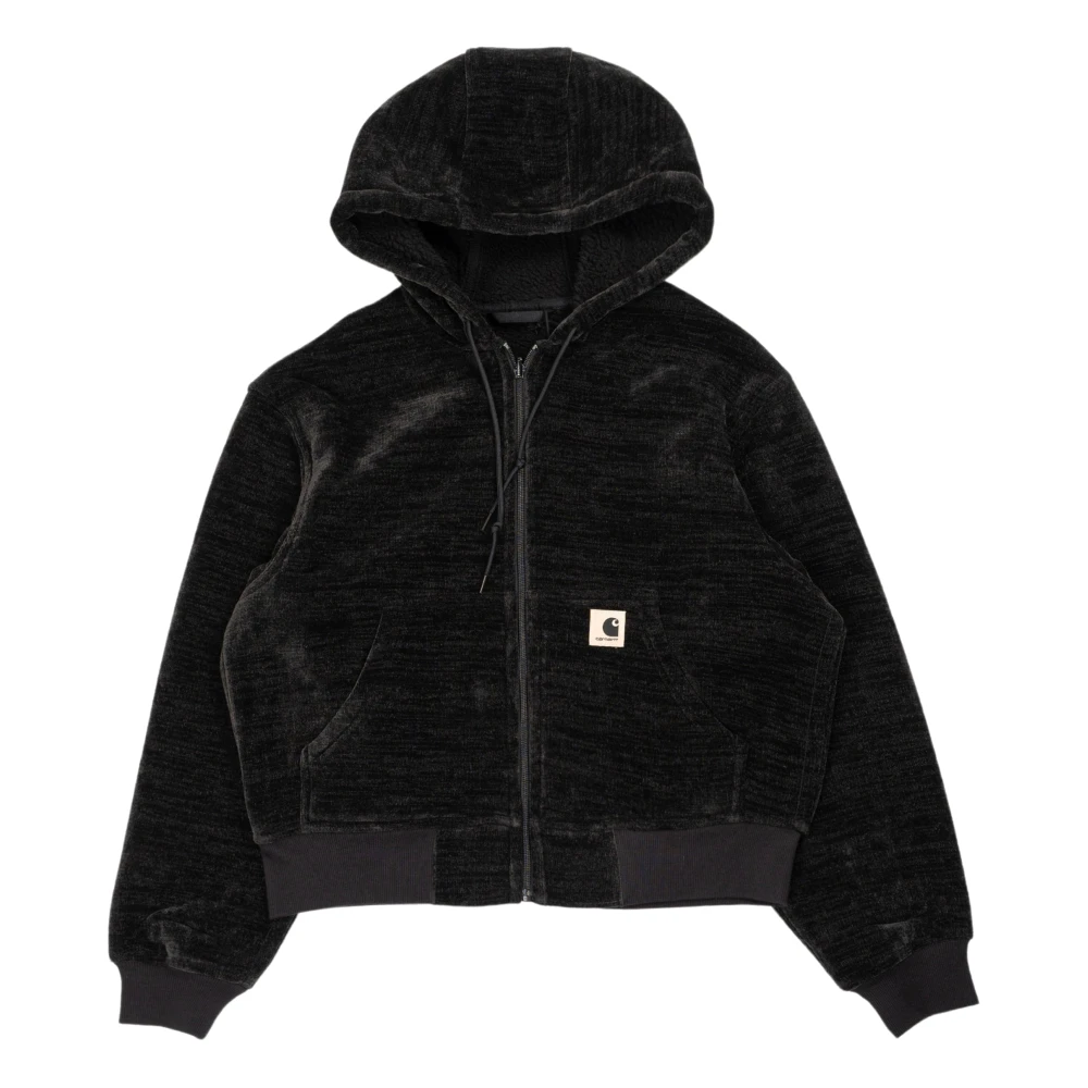 Carhartt WIP Omkeerbare Actieve Sweat Jacket Black Dames