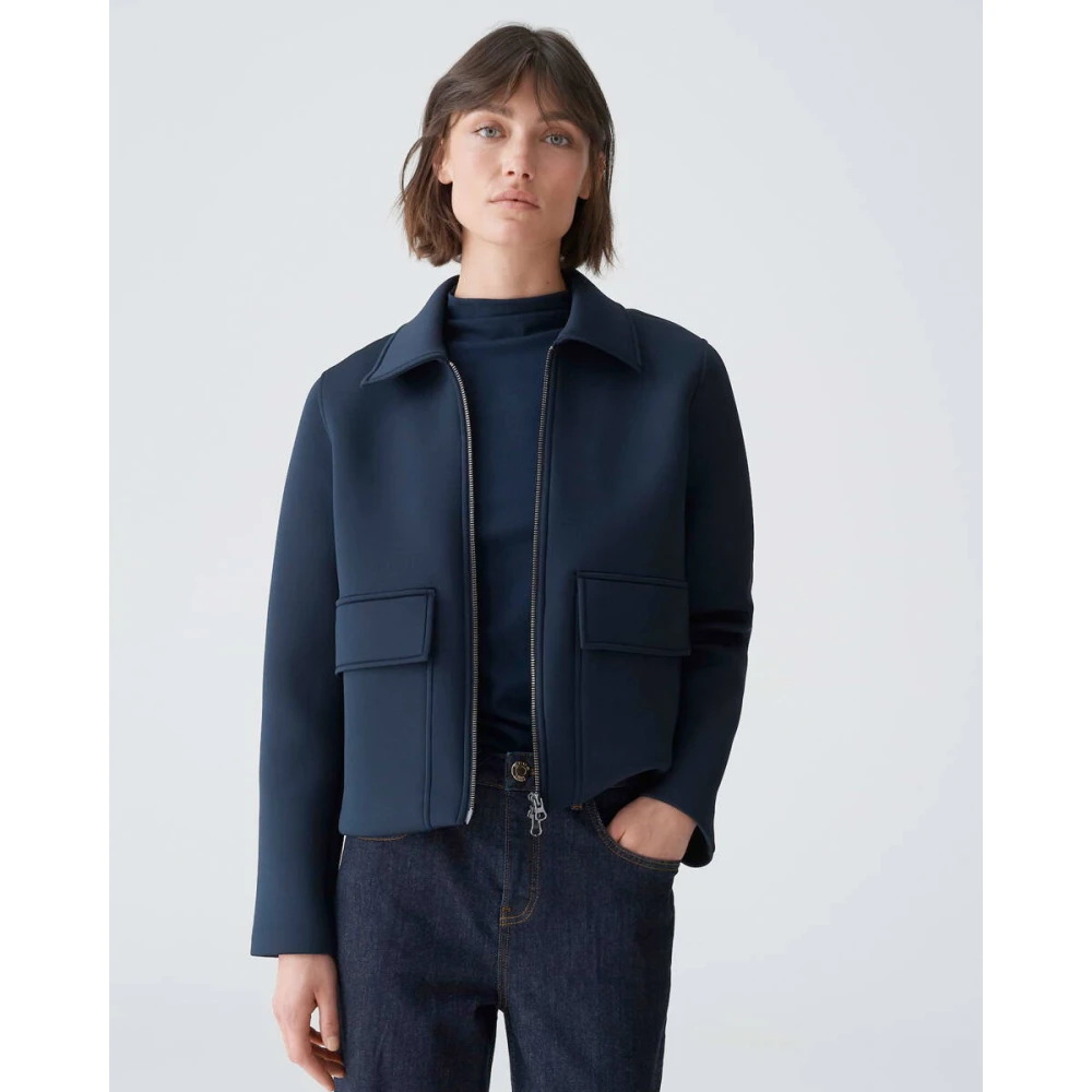 Opus Stijlvolle Sweatshirt Gidal Blue Dames