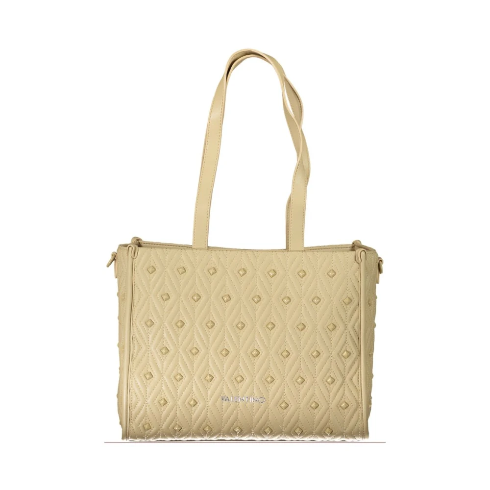 Valentino by Mario Valentino Beige Dames Handtas met Schouderbanden Beige Dames
