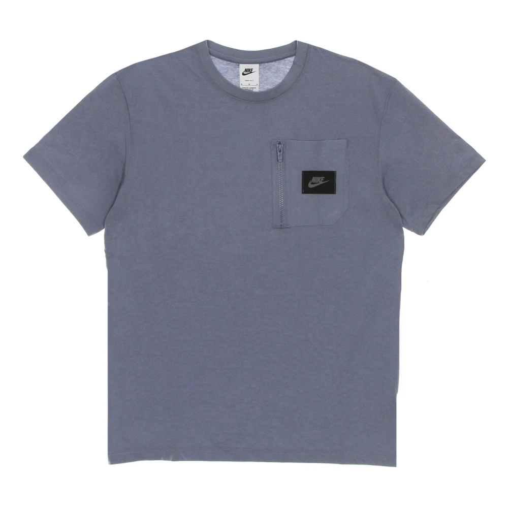 Nike Sportkleding Korte Mouw Top Ashen Slate Gray Heren