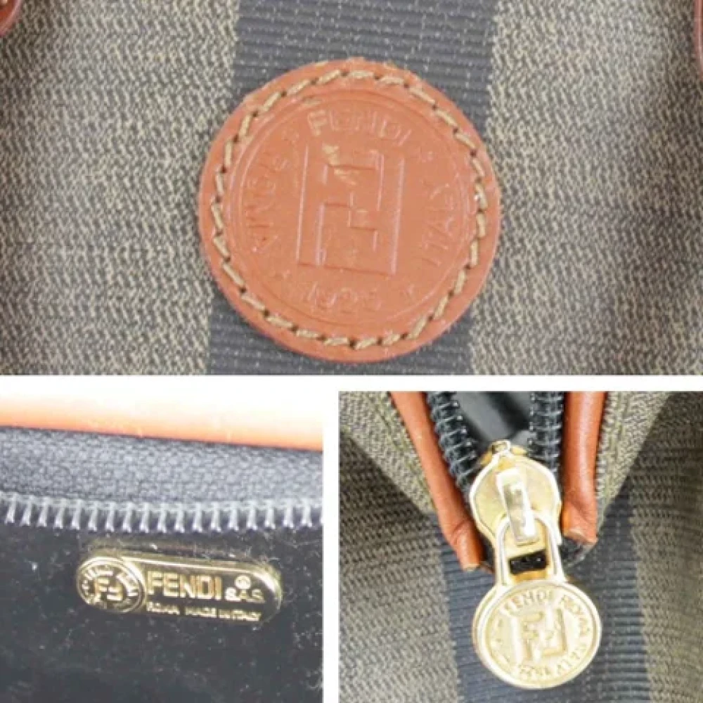 Fendi Vintage Pre-owned Canvas fendi-bags Brown Dames